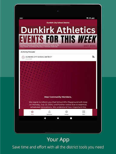 Android application Dunkirk City School District screenshort