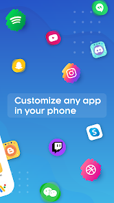 Captura de Pantalla 2 Icon Pack: Theme, Icon Changer android