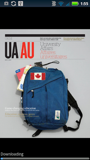 Android application University Affairs Magazine screenshort