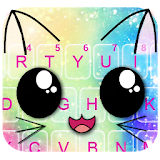 Galaxy Cuteness Kitty Keyboard Theme icon
