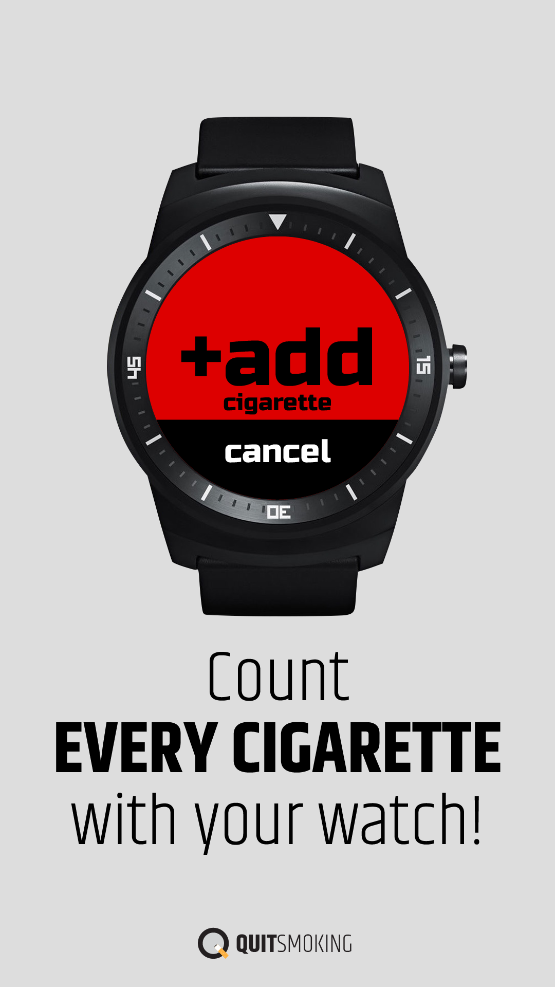 Android application Quit Smoking Watch Face screenshort