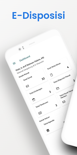 Android application E-disposisi screenshort