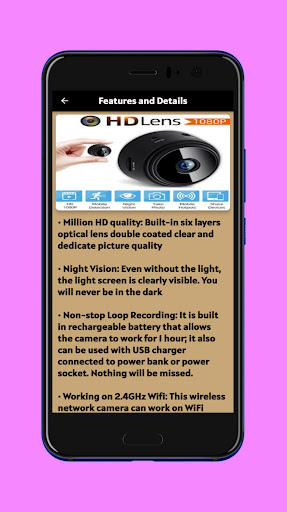a9 mini camera guide Screen 2