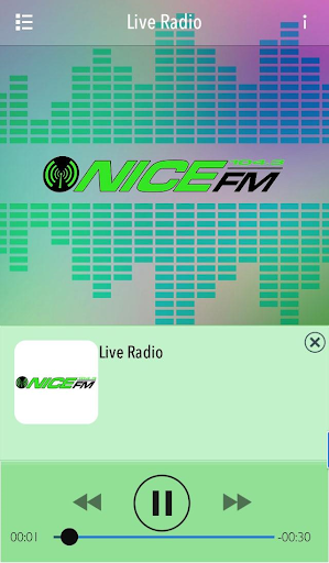 Android application Nice FM screenshort