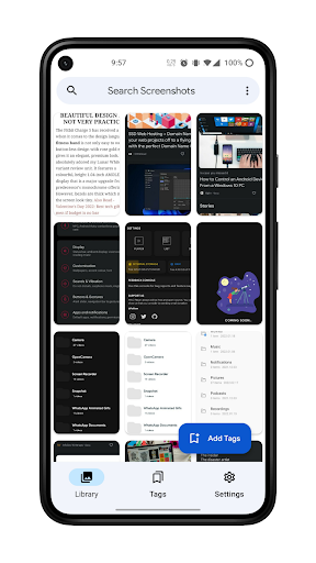 Android application Screeny - Screenshot Manager screenshort
