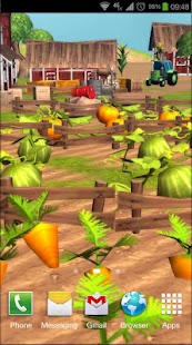 Cartoon Farm 3D Live Wallpaper Captura de pantalla