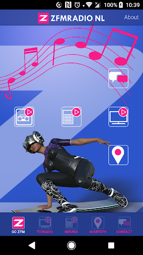 Android application ZFM Zoetermeer screenshort