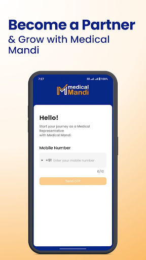 Android application Medical Mandi Partner App screenshort