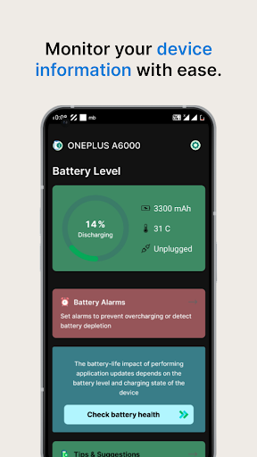 BatteryInfo App Screen 3