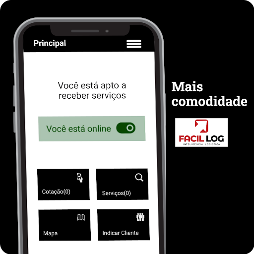 Android application Facillog - Profissional screenshort