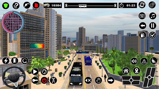 Police Bus Game: US Cops Coach Screenshot