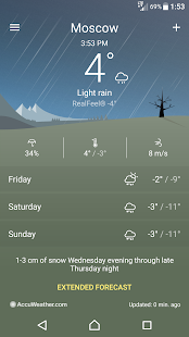 Weather Captura de pantalla