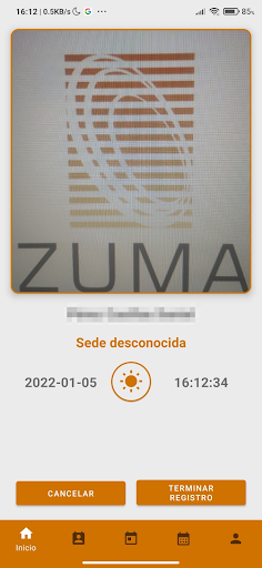 Android application ZumaTIApp screenshort