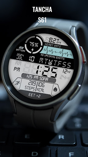 Tancha S61 Retro Watch Face screenshot 2