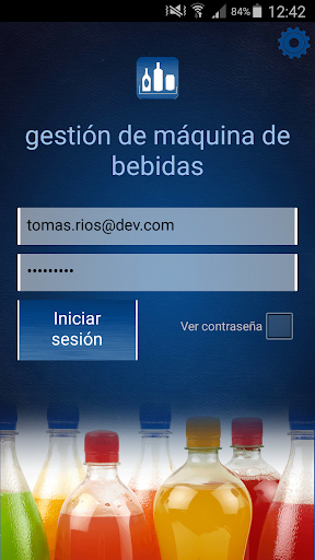 Vista previa de la aplicación