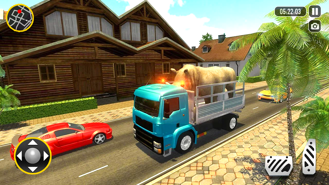 Captura de Pantalla 6 Farm Animal Transporter Games android