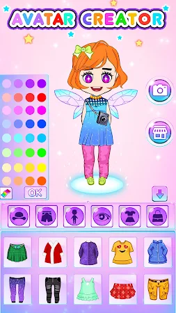 Game screenshot Paper Doll Dress Up Games apk download