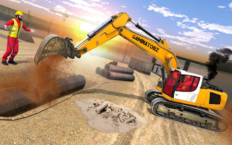 Excavator Simulator Sand 3d apkdebit screenshots 2