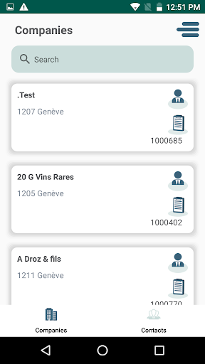 VG Contact Screen 2