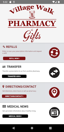 Android application Village Walk Pharmacy screenshort