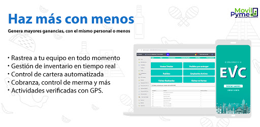 Android application EVC PRO - Logística, Venta en screenshort