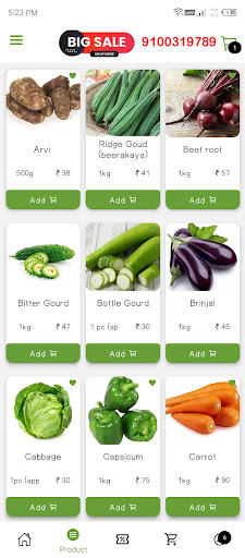BigSale Screen 2
