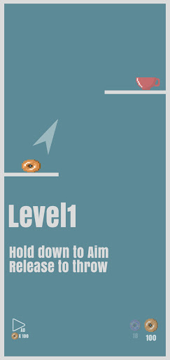 Dip and Sip : Donut toss Screen 2