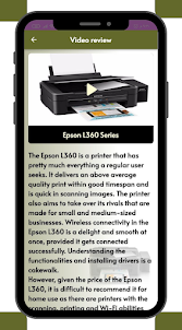 Epson L360 Series Guide