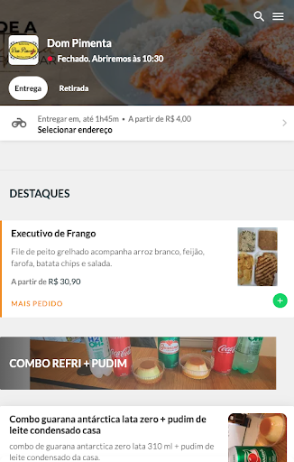 Android application Dom Pimenta screenshort