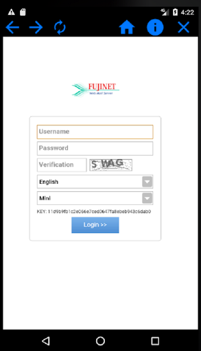 Android application FJS Security Browser screenshort