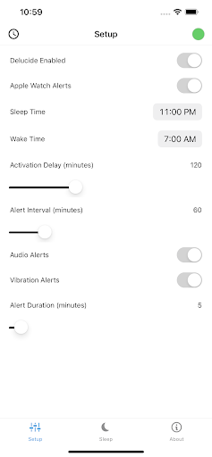 Android application Dilucide screenshort