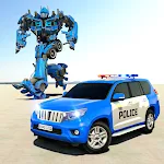 Police Prado Car Robot Transform Games: Car Games Apk