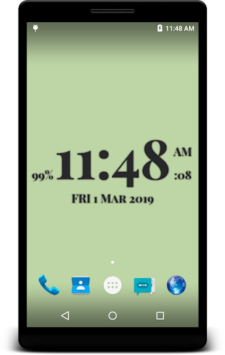 Digital Clock live wallpaper Screen 3