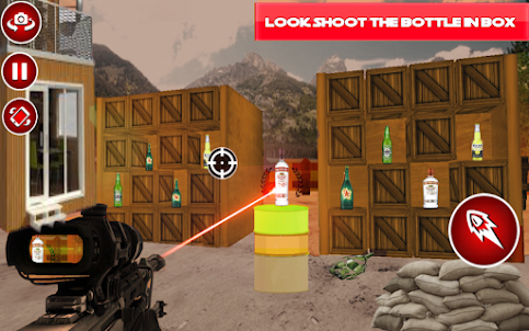 Bottle Shoot Sniper Master 3D