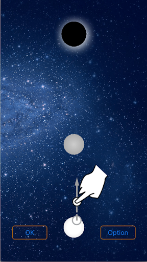 Android application Fly to Black Hole screenshort