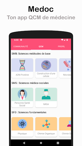 Android application Medoc screenshort