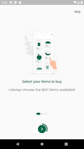 Android application Shop With Brian screenshort