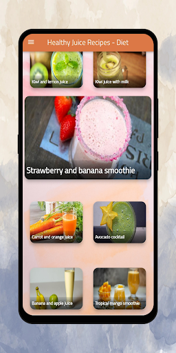 Healthy Juice Recipes - Diet Screen 2