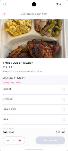 Food Almighty Screen 3