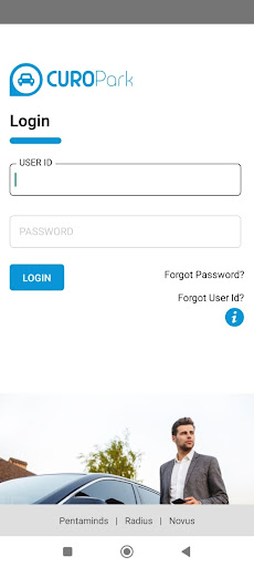 Android application CuroPark screenshort