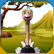 Talking Ostrich Virtual Friend  Icon