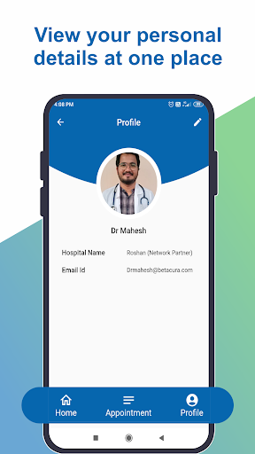 BetaCura : Doctor Screen 2