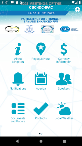 Android application CBC-IDC-IFAC 2023 screenshort
