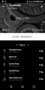 Dumbbell Home Workout MOD APK (Premium Unlocked) 1