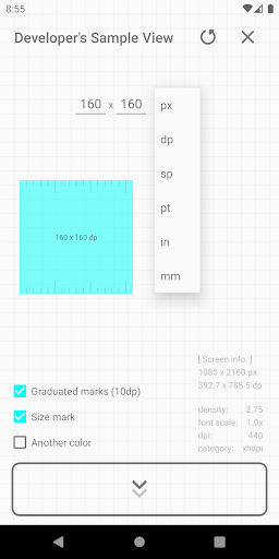 Developers Sample View Screen 2