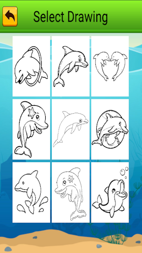 Coloring Pages Dolphin Screen 2