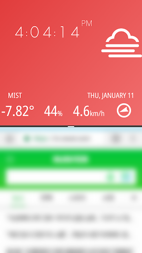 Red Clock - Desk Clock Screen 3