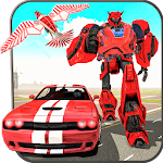 Cover Image of Download Flying Robot Eagle - Muscle Ca  APK