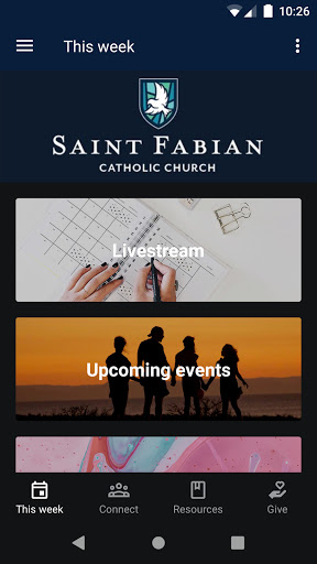 Android application Saint Fabian Hattiesburg screenshort
