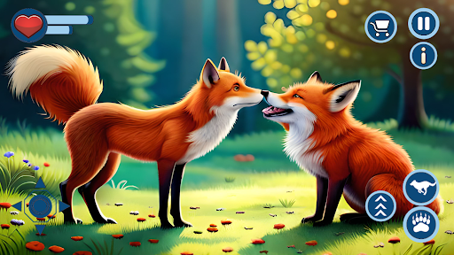 Android application Fox Simulator Animal Hunt Game screenshort